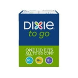 Dixie To Go Black Hot Cup Lids, 12-20 fl. oz., 500 ct.
