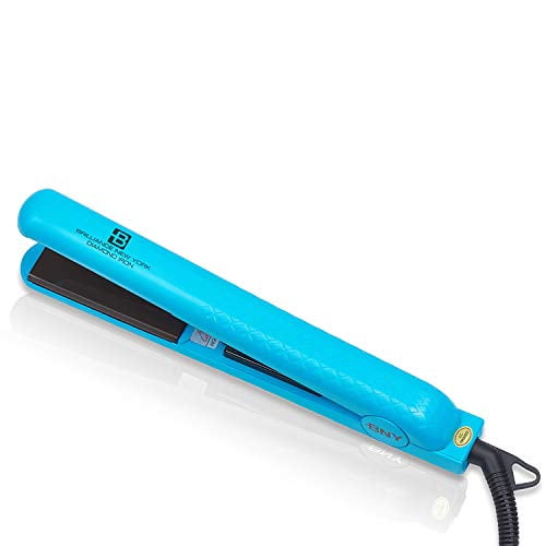 Brilliance New York 1.25 Inch Diamond Ceramic Flat Iron Frizz Free and Anti Static Ionic Plates Dual Voltage Flat Iron for Travel Walmart