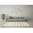 thumbnail image 3 of Ahgly Company Indoor Round Trellis Brown Contemporary Area Rugs, 3' Round, 3 of 4