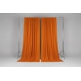 thumbnail image 4 of Solid Poplin Window Curtain or Photography Backdrop 58" Wide - Orange, 4 of 5