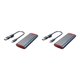thumbnail image 1 of Inteprter M.2 NVMe SSD Enclosure Case Gen2 HDD Box Portátil Ligero USB3.2 USB-C PCIe 3.0 Disco duro sin herramientas Gris con 2 1 Gris con cable 2 en 1 2Conjunto, 1 of 1