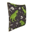 thumbnail image 2 of Kll Dinosaur Skeleton Decorative Throw Pillow Covers Velvet Soft For Couch Sofa Bedroom Living Room Outdoor -16"X16", 2 of 8