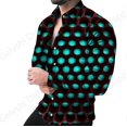 thumbnail image 1 of Camisas hawaianas de manga larga con estampado óptico y 3D, camisas de moda para hombres y mujeres, blusas casuales de playa, camisas florales de talla grande, 1 of 6
