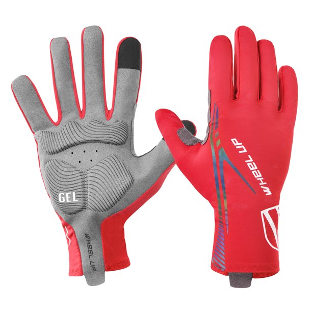 Guantes de deportes al aire libre Diseño de pantalla táctil Guantes de ciclismo con reflectante