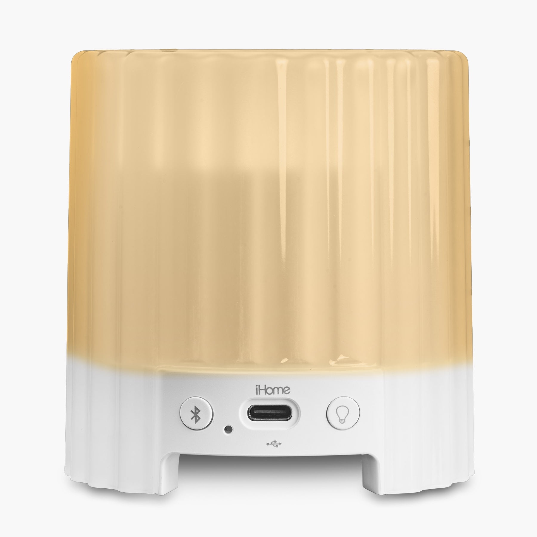 iHome Flameless Candle with Bluetooth Speaker – White (iBT100)