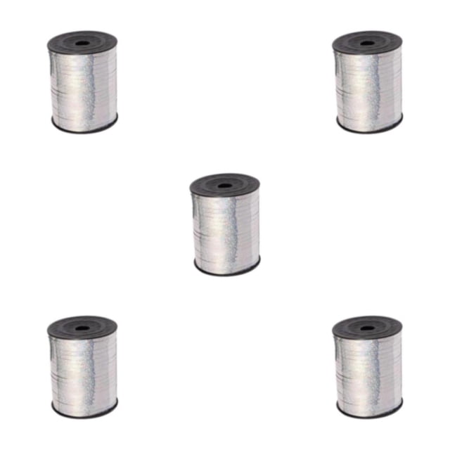 Thinsony Sturdy And Durable Decoration Ribbon Crafts And Gift Packaging Environmentally Friendly Tidy silver ribbon Laser 5Set
