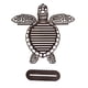 thumbnail image 1 of Organizador de joyas de tortuga, expositor de aretes, colgador de joyas de escritorio Marrón, 1 of 9
