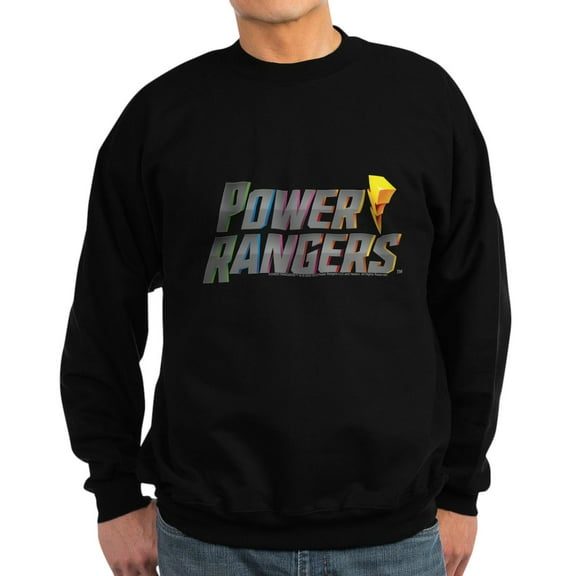 CafePress - Power Rangers Stacked Lo - Classic Crew Neck Sweatshirt