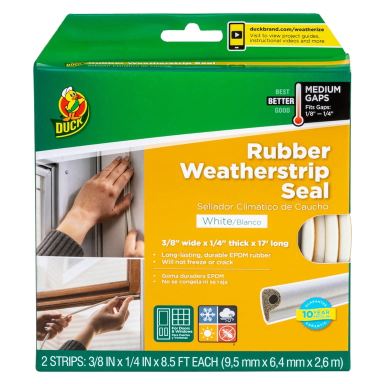 Duck Brand Rubber Seal Weather Stripping, 17 Feet photo 2