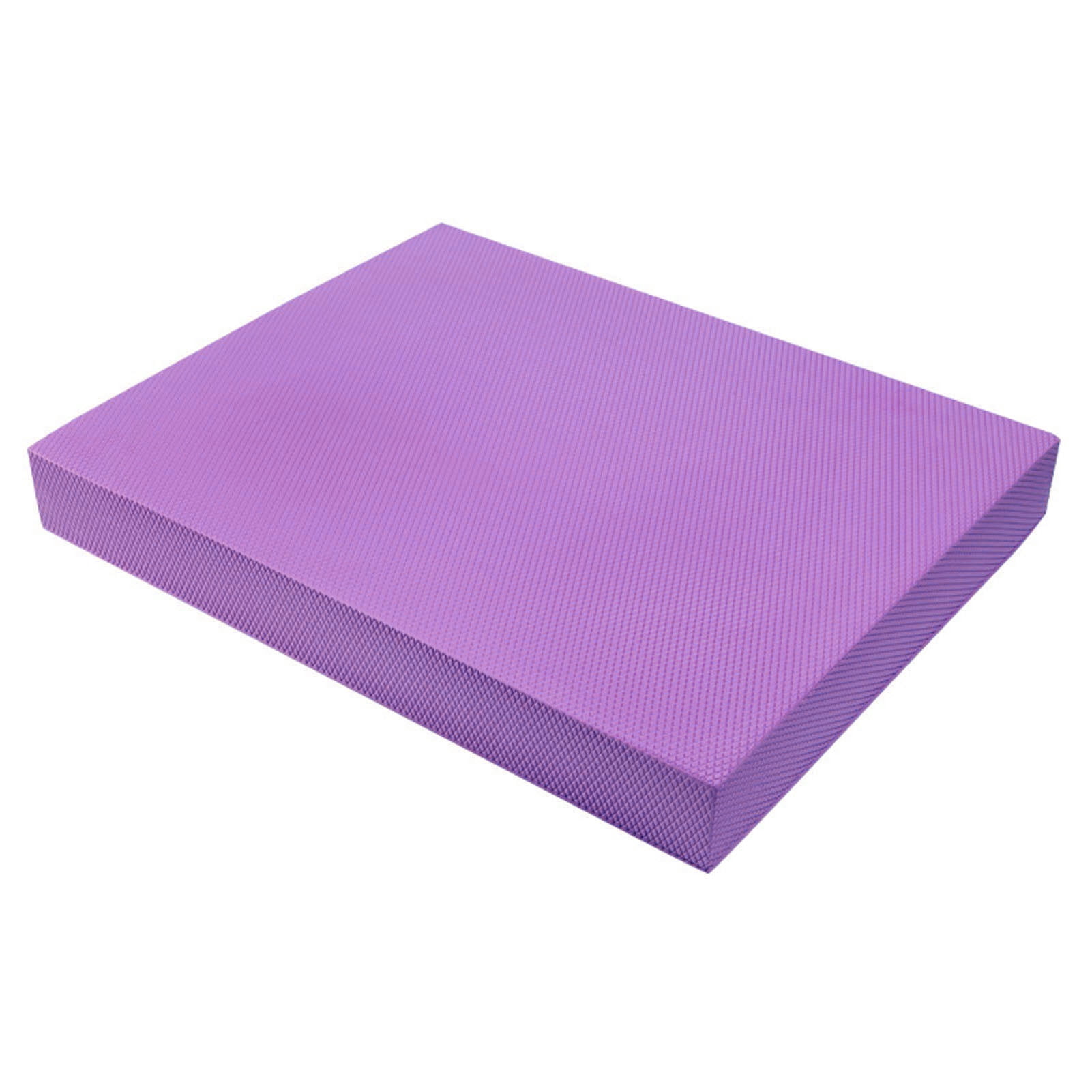 TPE Balance Training Foam Pad Flat Support Soft Cushion High Rebound Exercise Fitness Yoga Mat Dark Rattan Purple,BalanceFoamPad,FlatSupportTrainingFoamPad