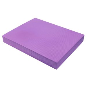 TPE Balance Training Foam Pad Flat Support Soft Cushion High Rebound Exercise Fitness Yoga Mat Dark Rattan Purple,BalanceFoamPad,FlatSupportTrainingFoamPad