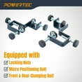 thumbnail image 2 of POWERTEC 2PK Drawer Front Installation Clamps, Cabinet Installation Clamps, Adjustable Drawer Fixing Clamp, Drawer Face Mounting Clamps, Easy and Fast Cabinet Assembly Clamps for Woodworking (71181), 2 of 7