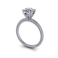 thumbnail image 5 of 3.25 Ct Solitaire Round Real Moissanite Engagement Rings for her Solid 950 Platinum, 5 of 8