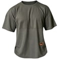 thumbnail image 4 of ZHOGXU Summer Oversized Short Sleeve Sports And Fitness Men's T Shirts Loose Fit Workout And Basketball Training Work Wear, 4 of 4
