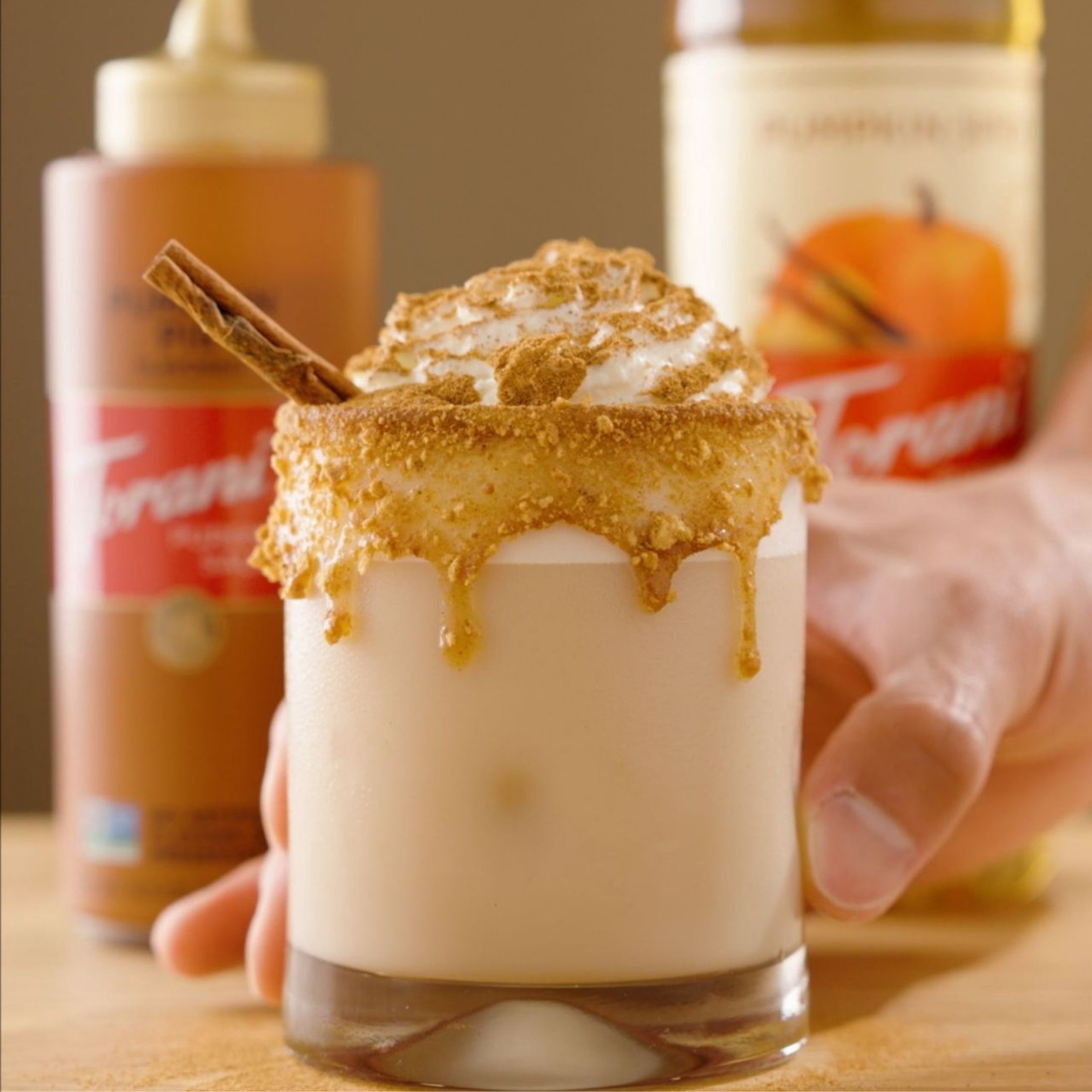 Torani Puremade Pumpkin Pie Sauce, Plastic Bottle, Coffee and Dessert Topping, Dairy Allergen, 16.5 oz