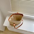 thumbnail image 2 of Bolsas de playa Moda hecha a mano para mujer Bolsa tejido Casual Casual Tote Monederos (Beige) Tmvgtek Para Estrenar, 2 of 9