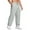 Gray, variant on Njoeus Men's Fleece Open Bottom Sweatpants with Pockets, Relaxed Loose Fitted, Comfy Breathable Pants M-3XL