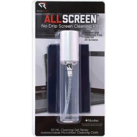 - Advantus Cleaning Kit - For Display Screen - Ammonia-free, Alcohol-free, Reusable, Antimicrobial, Anti-bacterial, Prevents Germs - MicroFiberAerosol Spray Can - Assorted