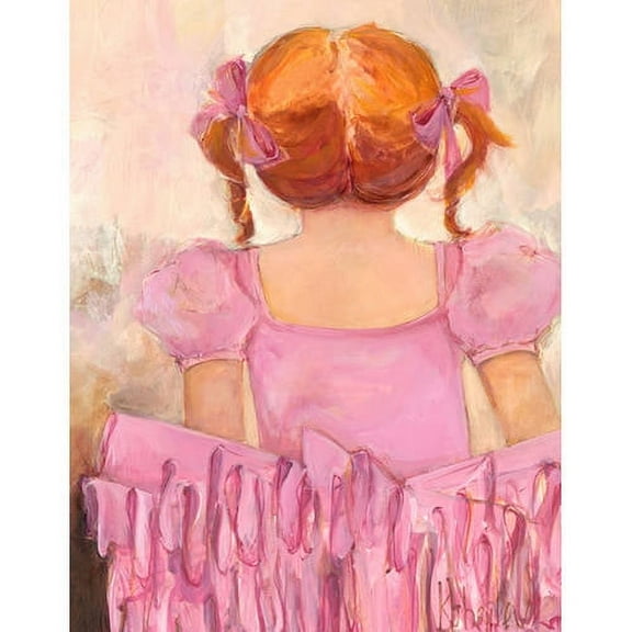 Oopsy Daisy's Angelic Ballerina Red Hair Canvas Wall Art, 14x18
