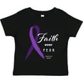 thumbnail image 3 of Inktastic Testicular Cancer Awareness Faith over Fear Boys or Girls Toddler T-Shirt, 3 of 5