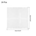 thumbnail image 2 of Uxcell Satin Table Napkins Polyester Table Napkin for Weddings and Restaurants White, 2 of 6