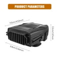 thumbnail image 3 of JahyShow Auto Car Heater Fan Plug in Defogger & Defroster 12V 150W 360 Degree Rotation Portable Car Electric Fast Heating Cooling Fan Car Windshield Defroster for All Cars, 3 of 7
