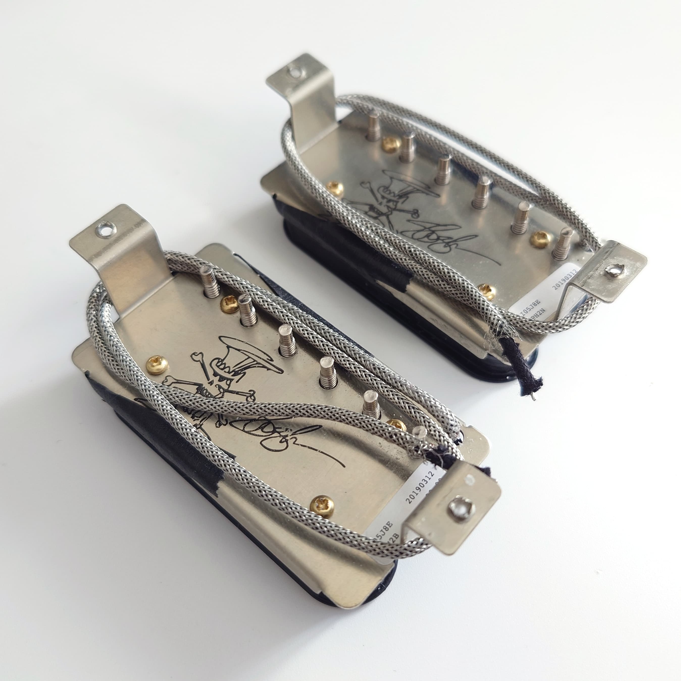 Humbucker Guitar Alnico II Pickups Set, 2C Pro Slash, for Gibson LP Guitar