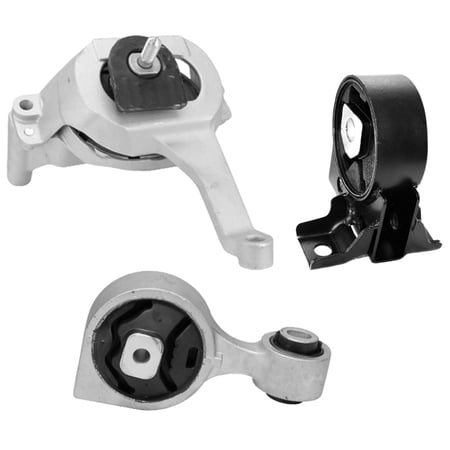 4M Auto Parts Right Rear Engine Mounts & Right Engine Torque Strut Mount 3PCS Parts 9444 9809 9544