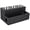 Black:diamond hole, variant on 8Pcs diamond hole Trading Card Display Riser Black Acrylic Modular Structure Risers Trading Card Rack for Sports Showcase Vendor Booth