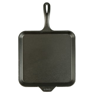  Lodge L8SQ3 Cast Iron Square Skillet, 10.5 inch, Black: Home &  Kitchen