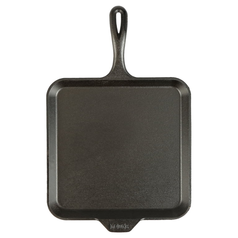 Lodge 11" Square Seasoned Cast Iron Griddle photo 1