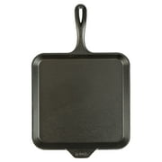 Lodge Cast Iron 11 Savor the Outdoors, Seasoned Square Griddle, Black