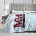 thumbnail image 4 of Mcmurry University Logo Fleece Blanket, Very Soft Microfiber Flannel Blanket for Couch Warm and Cozy for All Seasons, 4 of 6