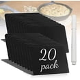 thumbnail image 1 of Mini Chalkboards Signs With Liquid Chalk Marker, Small Wooden Chalkboard Labels With Support Easels, Place Cards20pcs, 1 of 5