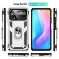 thumbnail image 5 of Funda de teléfono para Xiaomi Poco X4 Pro 5G de Uso Rudo Shockproof + Cristal 9D, 5 of 5
