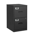 thumbnail image 1 of STANI 2 Drawer Filing Cabinet with Lock, Metal Vertical File Storage Cabinets for Home Office, Letter/A4 File Folders Storage, Assembly required (Black), 1 of 11