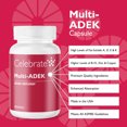 thumbnail image 4 of Celebrate Vitamins High ADEK Bariatric Multivitamin Capsules, Iron Free, 60 count, 4 of 5