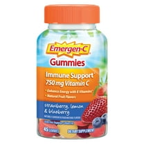 Emergen-C Adult Vitamin C Gummies for Immune Support, Fruit, 45 Ct