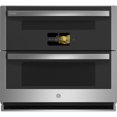 thumbnail image 1 of GE Profile Four Mural à Convection Intelligent Intégré Twin Flex de 30 Pouces en Acier Inoxydable - PTS9200SNSS, 1 of 4