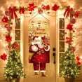 thumbnail image 5 of Bandera colgante de Papá Noel, decoraciones navideñas para el hogar, adornos navideños 2024, regalos de Navidad y Año Nuevo 2025, 5 of 5