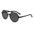 thumbnail image 2 of SUNVOES Men Round Black Sunglasses with Case UV400 Protection Lenses, 2 of 10