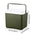 thumbnail image 2 of LOVIVER Box Container Portable Beverage Storage Organizer Hot/Cold Retention Ice Chest Small for BBQ Picnic Beach Party 15L, 2 of 2