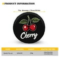 thumbnail image 5 of Yuyamidu Cherry Tire Cover Waterproof Trailer Tire Cover 14-19" Tyre Covers Sun Rain Snow Protector for RV SUV Truck Camper Travel Trailer, Universal Fit, 5 of 5