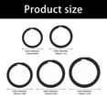thumbnail image 3 of 20pcs Split Key Rings Metal Flat Round RingsC0rr0s10nResistant Key Rings, 3 of 11