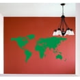 thumbnail image 4 of World Map Wall Art Earth Atlas Decal Sticker, 4 of 4