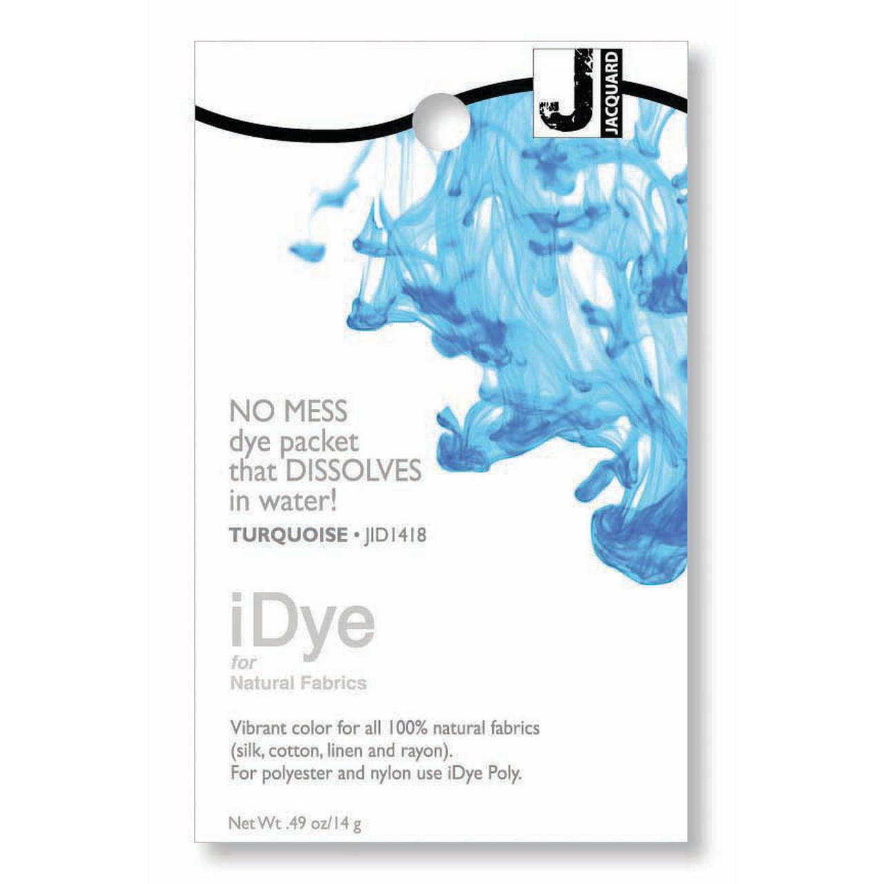 Jacquard 100% Natural Fabric iDye, Turquoise