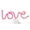 Love, variant on BrightSide 7” Chill LED Neon Table Light, Blue, Battery-Powered