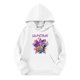 thumbnail image 4 of Moonsky Sudadera con capucha y cordón HUNTRX, estampado de grupo de chicas coreanas, jersey corto, suave y cómodo, top de manga larga para primavera y otoño. Blanco 160, 4 of 4