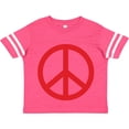 thumbnail image 3 of Inktastic Fun Red Peace Sign Boys or Girls Toddler T-Shirt, 3 of 5