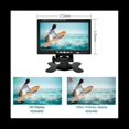 thumbnail image 3 of 7Inch Car VGA Monitor HD Rear View Monitor Video Reversing Monitor Car Accessories,1 set of reversing displays,Black, 3 of 5